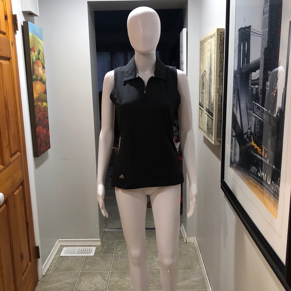 Womens New Tags Off, Never Worn Adidas Black Sleeveless Top